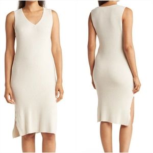 MAGASCHONI Ribbed Vneck Dress